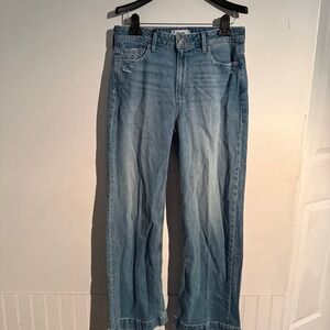 Paige Denim Leenah Ankle High Rise Trouser Leg Vintage Inspired Size 28 NWT